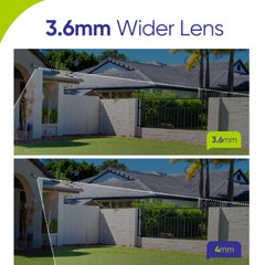 Sannce 1080P 4in1 Wired Home CCTV Security Camera Outdoor Waterproof Night Visio