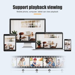 2.4G & 5G WiFi 1080P Surveillance Camera E27 Light Bulb Home Indoor Security Cam