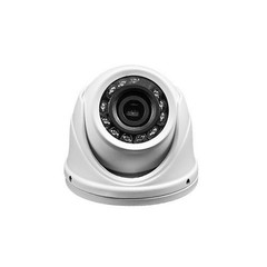 Mini Analog Dome Camera with IR, , 3.6mm Infrared Night Vision over Coax, White