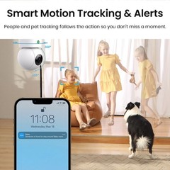 Aosu 3MP Security Camera Indoor No Subscription wifi cam Smart Motion Tracking