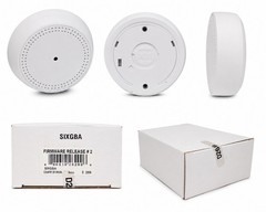 ADT SIXGBA Wireless Glass Break Detector Alarm Sensor White Home Security