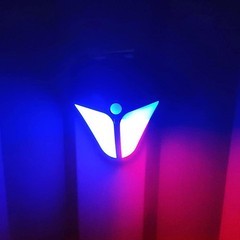 2PKS Solar Alarm Light LED Strobe Light Wireless Motion Sensor Detector Outdoor