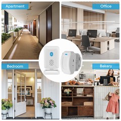 Home Security Wireless Motion Sensor Alarm Driveway Detector Waterproof Outdoor