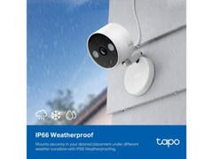 TP-Link Tapo 2K QHD Security Camera, Indoor/Outdoor, Color Night Vision, Free Pe