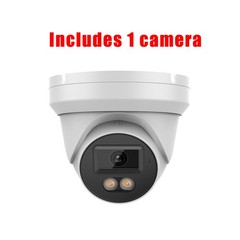 Wholesale VIKYLIN 4K 8MP 24/7 Full Color Turret IP Camera Built-in MIC Outdoor