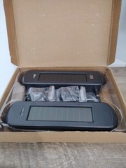 HTZSAFE Solar Wireless Photoelectric 3 Beam Sensor 1/2 Mile Long Range