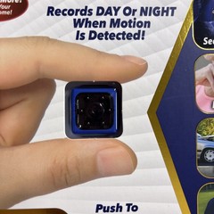 Atomic Beam Cop Cam Mini Security Camera Body Cam Dash Cam w/ Clip, Sealed