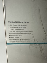Rhombus R200 128GB 5MP DOME CAMERA R200 NEW Outdoor Security Bundle With Router
