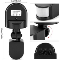 AC 85-265V Brand New Motion Infrared Sensor Switch For Outdoor 180° Detection