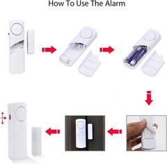Wireless 90dB Door & Window Security Alarms – 15 Pack for Peace of Mind