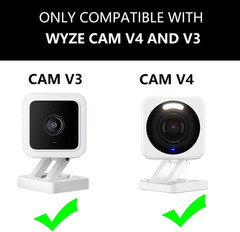 Angled Window Mount Compatible with Wyze Cam V4 Cam V3, 20 Degrees Tilt ( Up/Dow