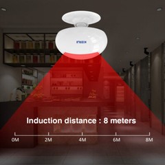 Wireless Entry Door Bell Welcome Motion Sensor Detector Gate Chime Alert Alarm