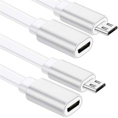 2 Pack Micro Usb Extension Cable 10Ft Male To Female Extender Cord Zmodo Cam…