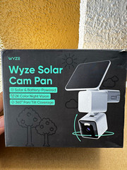 Wyze Solar Cam Pan 2K Color Night Vision 360° Pan/Tilt Outdoor Wi‑Fi Camera