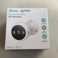 Kasa 4MP 2K Security Camera Outdoor Wired IP65 Starlight Sensor & 98 Ft Night