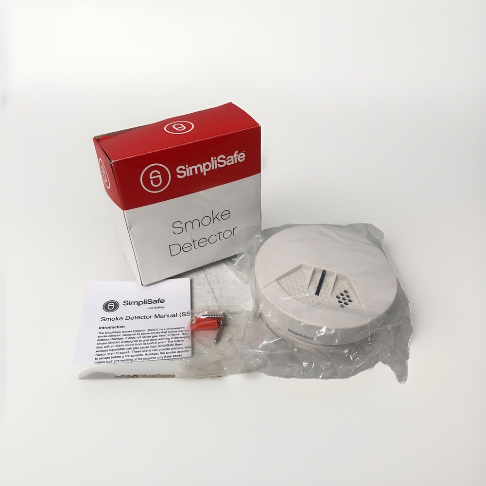SimpliSafe SSSD1 Original Smoke Detector 1st Generation
