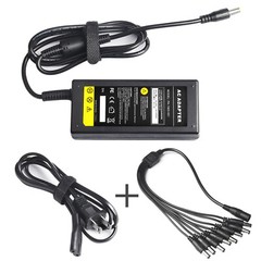 12V 5A 60W Power Supply Charge Adapter + 8 Way Splitter Cable for LED Strip CCTV
