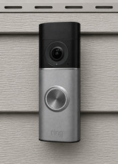 Ring Wired Doorbell Pro 3rd-Gen Retinal 4K 4″-5″ Hardie Board Mounts (10º – 90º)