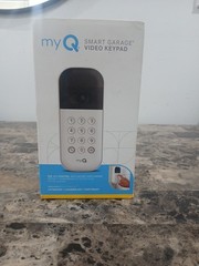 myQ Smart Garage Door Video Keypad with Wide-Angle Camera,Customizable PIN