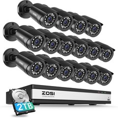 4 Camaras De Seguridad Wifi Exterior 1080P Inalambrica Con Vision Nocturna Video