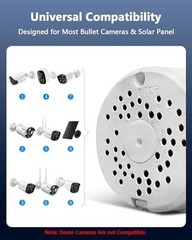 (ABS New) Security Camera Junction Box,Security Camera Bracket White 1 Pack