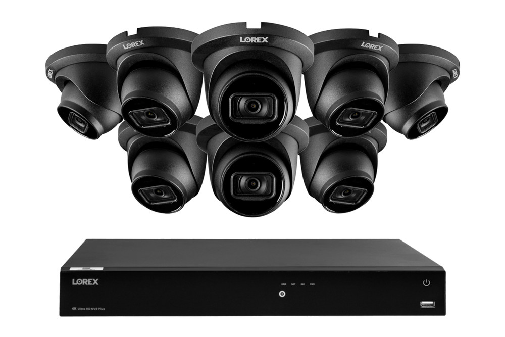 Lorex Fusion Series 4K 16 Ch 4TB Wired NVR System with A14 IP Dome Cameras