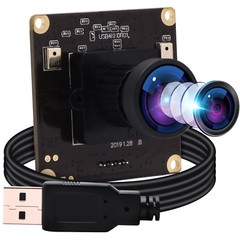 ELP 4K MJPEG 30fps 3840×2160 UHD Wide Angle USB Camera Module w/ Fisheye Lens