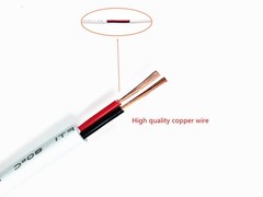 2 PCS 3m 9.84 FT White 5.5×2.5mm DC Plug Extension Cable Male Female 12V