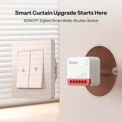 SONOFF MINI-ZBRBS Zigbee Smart Switch Roller Shutter Switch Require Zigbee Hub