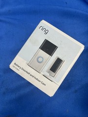 Battery Doorbell & Indoor Cam Wi-Fi Security New Open Box