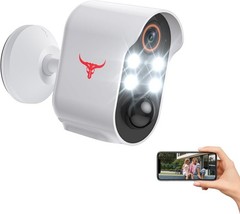 Rechargeable 1080p Wireless Camera with Night Vision & Cloud Storage Essentials