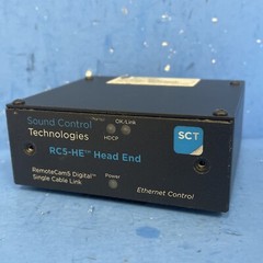 “LOT OF 3” SOUND CONTROL TECHNOLOGIES RC5-HE HEAD END REMOTECAM5 SINGLE CABLE