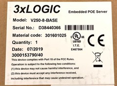 3XLOGIC V250-8-BASE Embedded POE Server