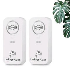 Water Leak Detector 2 Pack, 90dB Audio Water Leak Detectors for Home, Sensiti…