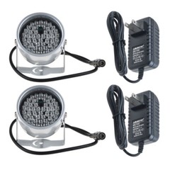 2pcs 48LED & 12V Power IR Infrared Night Vision Light for Security CCTV Camera