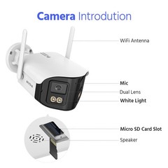 ANNKE 16CH NVR Wireless 4MP Dual Lens Color Security Camera System Two Way Audio