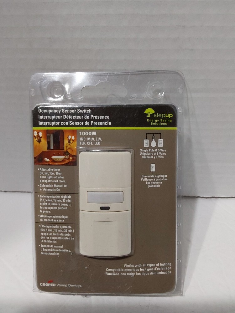 Cooper Occupancy Sensor Switch 1000W