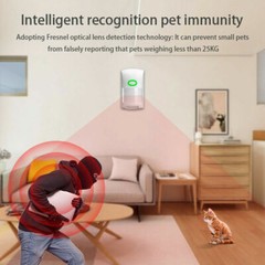 WiFi Mini PIR Motion Sensor Infrared Alarm Detector For Tuya Smart Life APP Lot