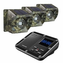 Solar Driveway Alarms Wireless System 500m Long Range Motion Sensors Waterproof