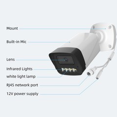8CH 5MP Security Camera System NVR 5MP PoE IP Camera Wired Night Vision 2TB HDD