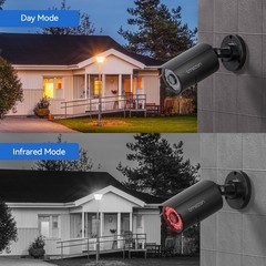 8CH POE NVR Kit IP Camera Full HD Home Office Recording System 2-Way Audio IP66