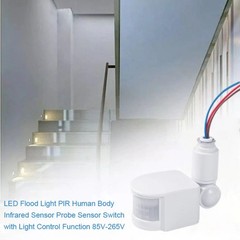2pcs New PIR Motion Sensor Switch infrared wall mount switch AC 110-240V
