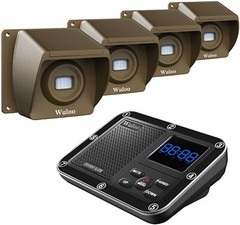 Wuloo Battery Powered Driveway Alarms Wireless Burglar Outdoor PIR Motion Sensor