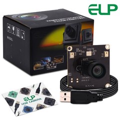 ELP Mini Webcam IMX214 HD 13MP No Distortion USB Camera f/ Android,Wins,Linux