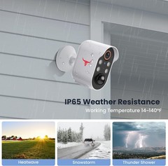 Rechargeable 1080p Wireless Camera with Night Vision & Cloud Storage Essentials