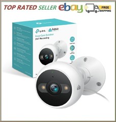 Kasa 4MP 2K Security Camera Outdoor Wired IP65 Starlight Sensor & 98 Ft Night