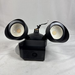 BROKEN RING Floodlight Cam Wired with Motion-Activated 1080P HD Video-Black