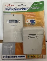 Ever New Visitor Annunciator Guest Alert System Wireless Wall Plug-in