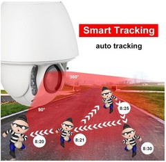 Auto Tracking PTZ IP Live Camera 36x Optical Zoom 8mp 3840×2160 Outdoor IP66