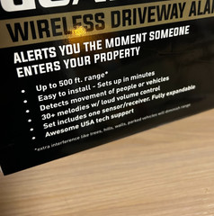 Guardline 500 Ft Range Wireless Driveway Alarm System Sensor & Receiver New